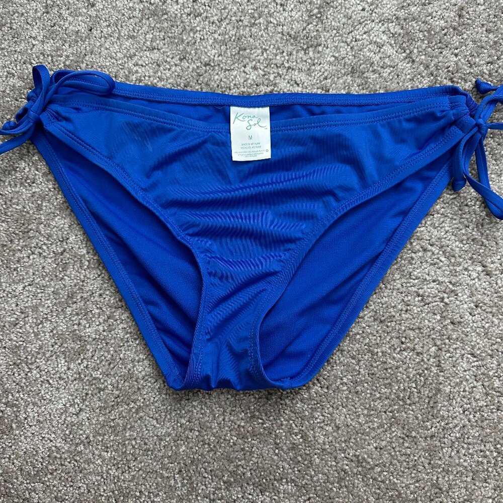 blue bikini bottoms